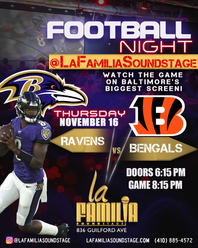 Ravens Bengals Watch Party 